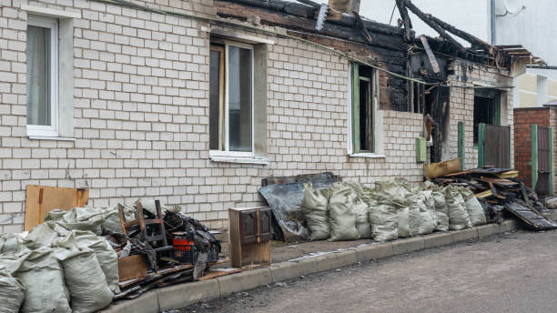 Professional Fire Damage Repair technician working in Cave Creek, AZ